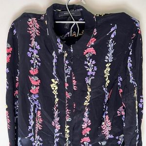 BCBG floral blouse for summer/fall